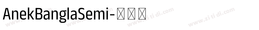 AnekBanglaSemi字体转换