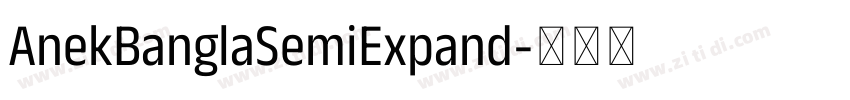 AnekBanglaSemiExpand字体转换