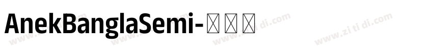 AnekBanglaSemi字体转换