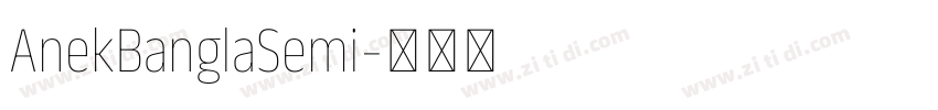 AnekBanglaSemi字体转换