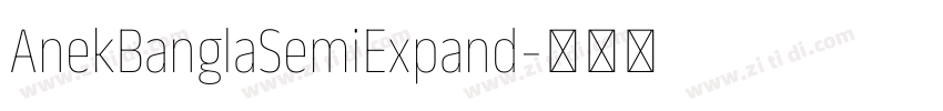 AnekBanglaSemiExpand字体转换