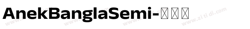 AnekBanglaSemi字体转换