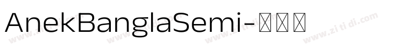AnekBanglaSemi字体转换