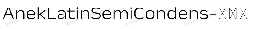 AnekLatinSemiCondens字体转换