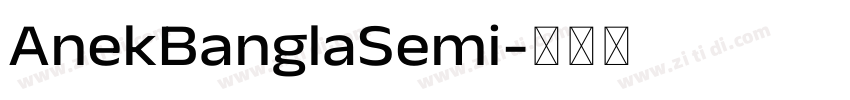 AnekBanglaSemi字体转换