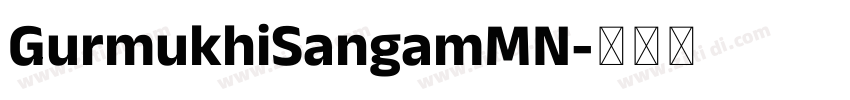 GurmukhiSangamMN字体转换