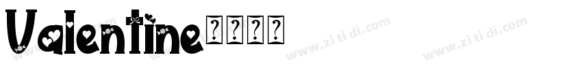 Valentine字体转换