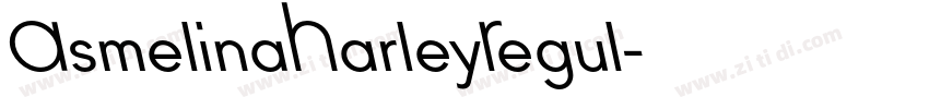 AsmelinaHarleyRegul字体转换