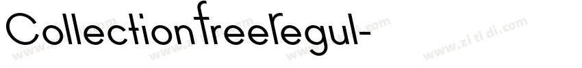 CollectionFreeRegul字体转换
