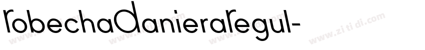 RobechaDanieraRegul字体转换