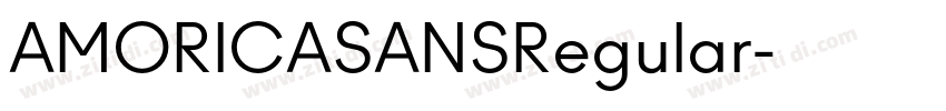 AMORICASANSRegular字体转换