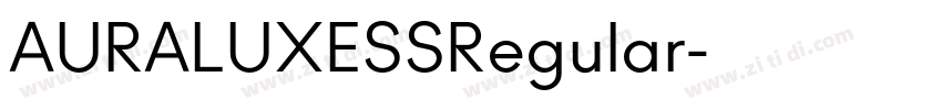 AURALUXESSRegular字体转换