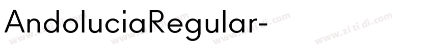 AndoluciaRegular字体转换 AndoluciaRegular字体转换