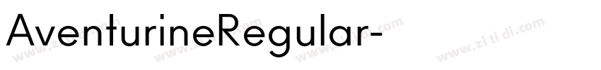 AventurineRegular字体转换 AventurineRegular字体转换