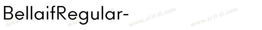 BellaifRegular字体转换 BellaifRegular字体转换