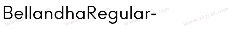 BellandhaRegular字体转换