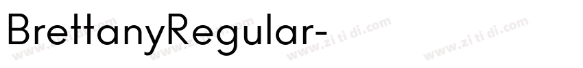 BrettanyRegular字体转换