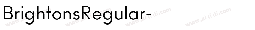 BrightonsRegular字体转换 BrightonsRegular字体转换