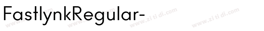 FastlynkRegular字体转换