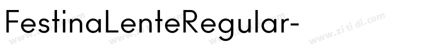 FestinaLenteRegular字体转换