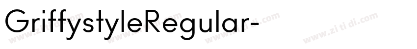GriffystyleRegular字体转换 GriffystyleRegular字体转换