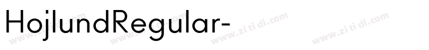 HojlundRegular字体转换