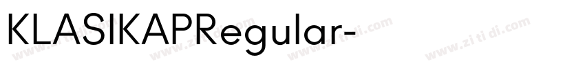 KLASIKAPRegular字体转换 KLASIKAPRegular字体转换