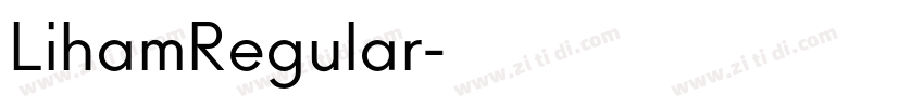 LihamRegular字体转换