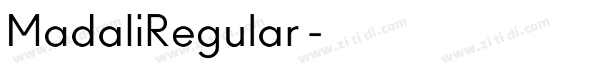 MadaliRegular◆字体转换