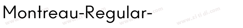 Montreau-Regular字体转换