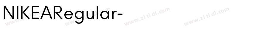 NIKEARegular字体转换