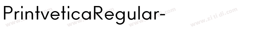 PrintveticaRegular字体转换