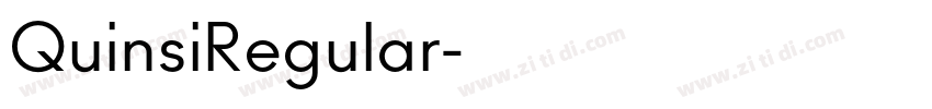QuinsiRegular字体转换 QuinsiRegular字体转换