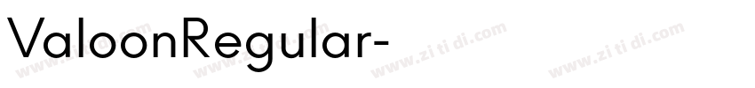 ValoonRegular字体转换 ValoonRegular字体转换