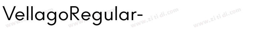 VellagoRegular字体转换 VellagoRegular字体转换