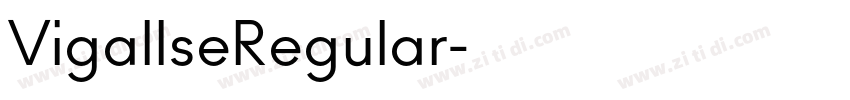 VigallseRegular字体转换