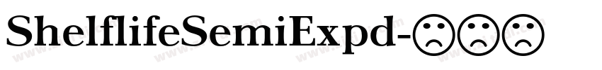 ShelflifeSemiExpd字体转换