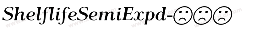 ShelflifeSemiExpd字体转换