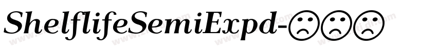 ShelflifeSemiExpd字体转换