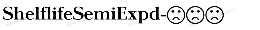 ShelflifeSemiExpd字体转换