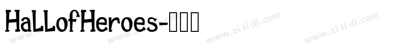 HallofHeroes字体转换