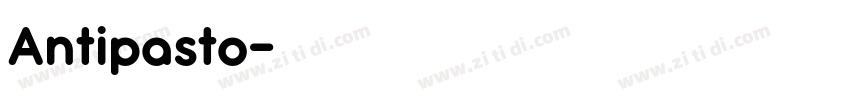 Antipasto字体转换