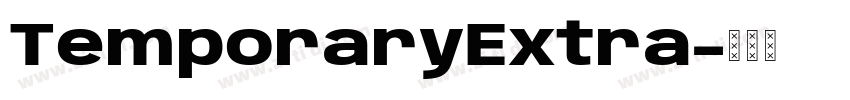 TemporaryExtra字体转换