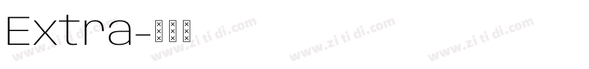 Extra字体转换