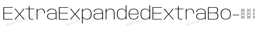 ExtraExpandedExtraBo字体转换