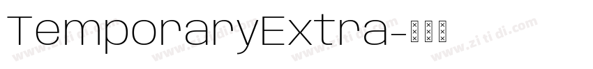 TemporaryExtra字体转换
