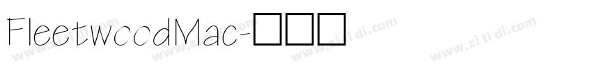 FleetwoodMac字体转换