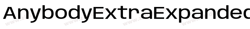 AnybodyExtraExpanded字体转换