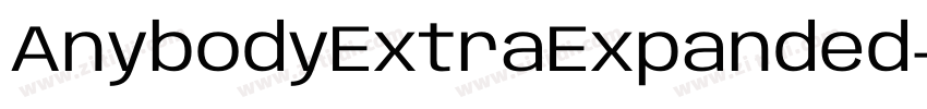 AnybodyExtraExpanded字体转换