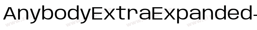 AnybodyExtraExpanded字体转换